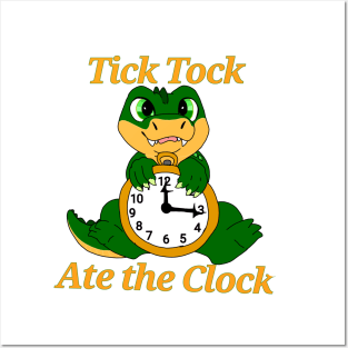 Tick tock  ate the clock Posters and Art